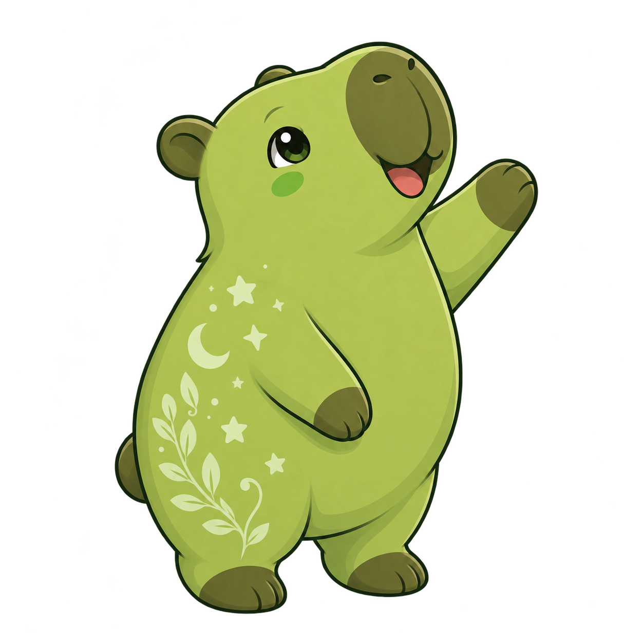Capybara emote left