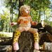 Picture of Person, Photography, Portrait, Tree, Vegetation, Sitting, Woodland, Grove, Rock, Baby
