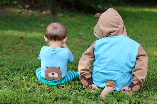 Picture of Grass, Plant, Baby, Person, Photography, Crawling