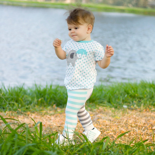 Picture of Grass, Photography, Person, Portrait, Walking, Summer, Baby, Pants, T-Shirt, Lawn