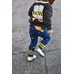 Picture of Pants, Person, Walking, Shoe, Sneaker, Jeans, Boy, Child, Male