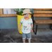 Picture of Potted Plant, T-Shirt, Planter, Person, Photography, Portrait, Hat, Shorts, Boy, Child