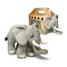 Picture of Bear, Mammal, Wildlife, Elephant, Plush, Toy, Cardboard, Box, Carton with text WILD IFE I...