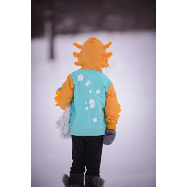 Axolotl 3D Hoodie - Doodle Pants