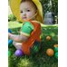 Picture of Grass, Person, Photography, Portrait, Summer, Lawn, Hat, Baby, Backyard, Potted Plant