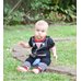 Picture of Person, Photography, Portrait, Grass, Sitting, Baby, Pants, Finger, Yard, Backyard