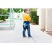 Picture of Pants, Jeans, Person, Walking, Boy, Child, Male, Standing, Shoe, City