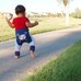 Picture of Walking, Grass, Photography, Pants, Portrait, Park, Path, Street, Baseball (Ball), Shorts