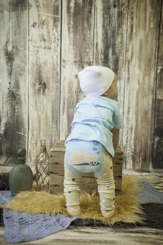 Picture of Pants, Hat, Baby, Person, Wood