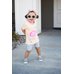 Picture of T-Shirt, Sunglasses, Shorts, Shoe, Baseball Cap, Person, Walking, Child, Female, Girl