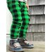 Picture of Shoe, Sneaker, Pants, Boy, Child, Male, Person, Sweater, Tartan