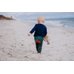 Picture of Pants, Person, Walking, Photography, Portrait, Barefoot, Boy, Child, Male, Sea