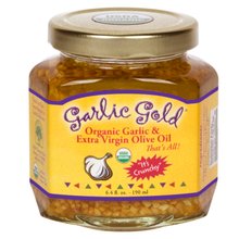 fresh garlic in olive oil
