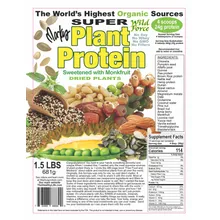 Sweetened Super Plant Protein product shot.
