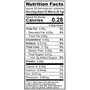 Nature's Wild Berry 2 oz nutrition label.