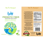 Prebiotic Fiber powder nutrition label.