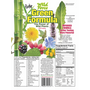 Sweetened Green Formula nutrition label.
