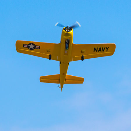Transmitter Sold Separately HobbyZone T-28 Trojan S Bind-N-Fly BNF Basic RC Airplane with SAFE 