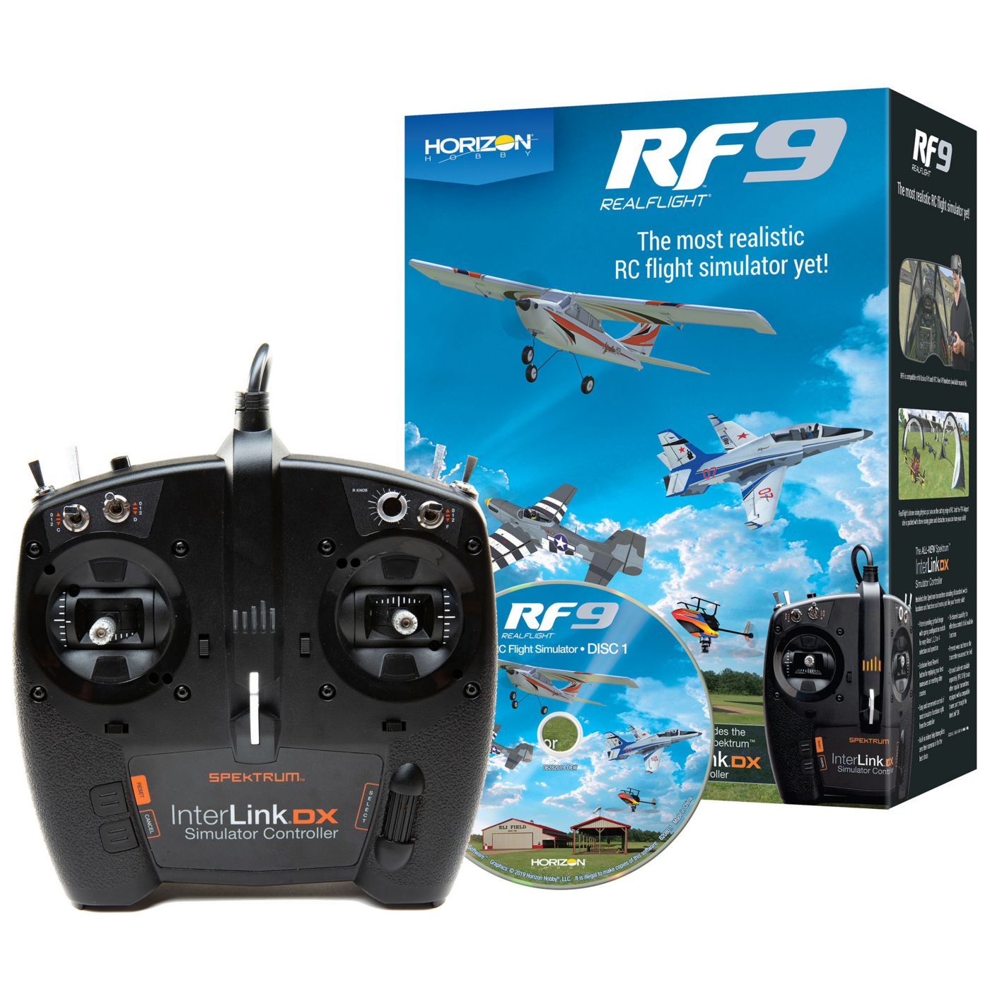 RealFlight 9 Flight Sim w/Spektrum Controller