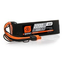 2200mAh 3S 11.1V 50C Smart LiPo Battery; IC3