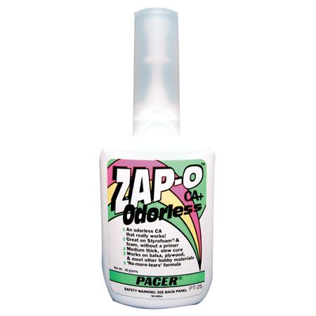 Zap-O Foam Safe CA Glue, .7 oz