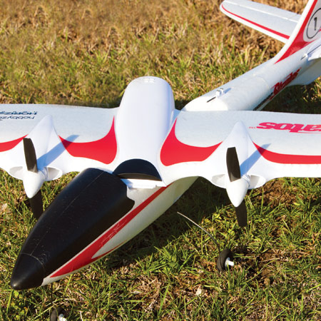 Beginner-tough features — The nose section is foam rubber and the wing can separate in the event of a crash to prevent serious damage.