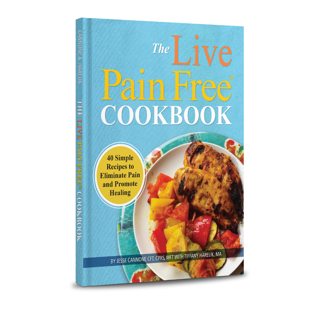 Picture of Food, Lunch, Meal, Book, Publication with text CANNONE & HARELIK The Live Pain Free THE L...