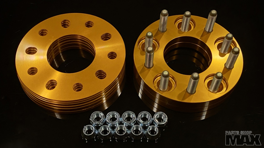 30mm Adjustable 5x4.75 Wheel Spacers with ARP studs for Corvette