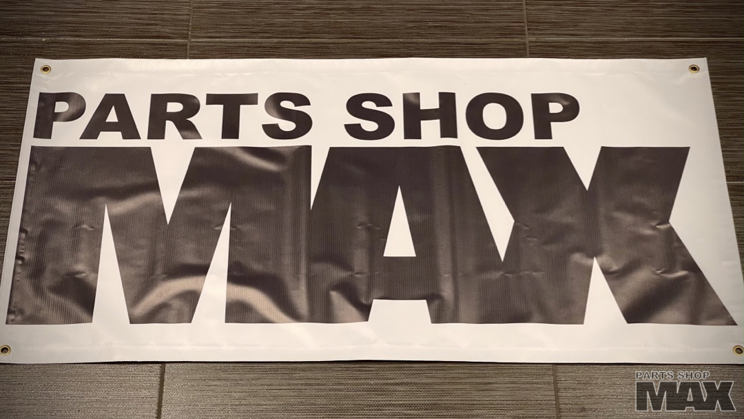 Banner 24x48 inch, Black on White