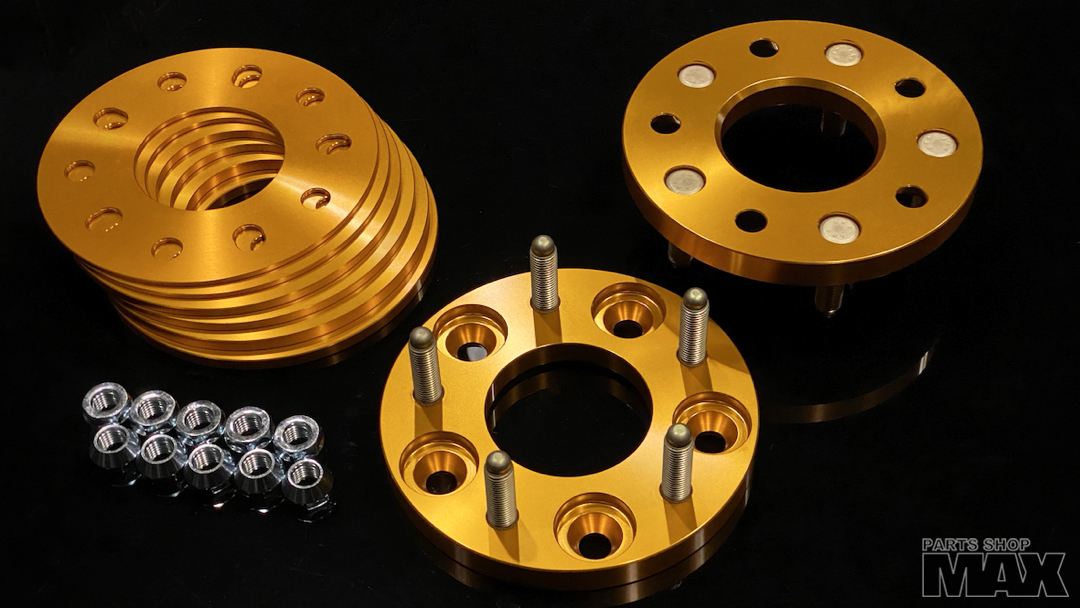 30mm Adjustable 5x4.75 Wheel Spacers with ARP studs for Corvette