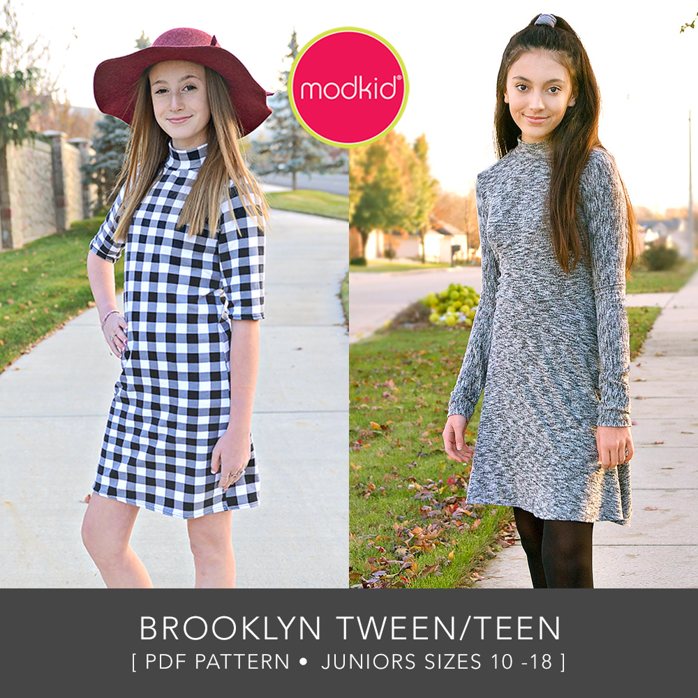 Brooklyn Tween-Teen Sizes 10 to 18 PDF Pattern