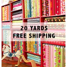 Large Fabric Mystery Bundle - 20 yards - FREE SHIP!