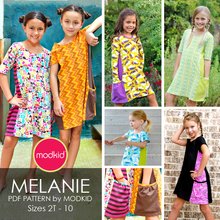 Melanie Girls PDF Pattern