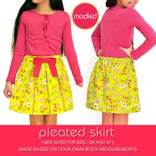 Pleated Skirt PDF Pattern
