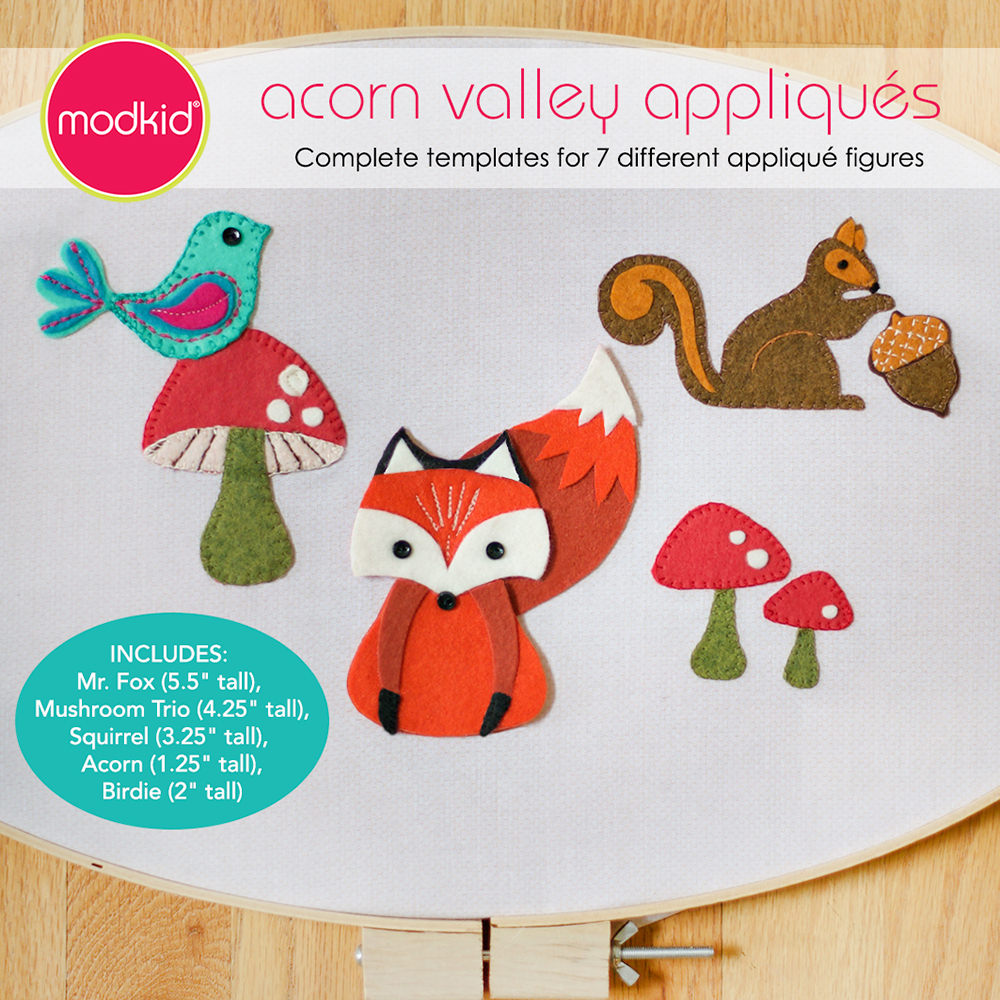 Acorn Valley Applique PDF Pattern