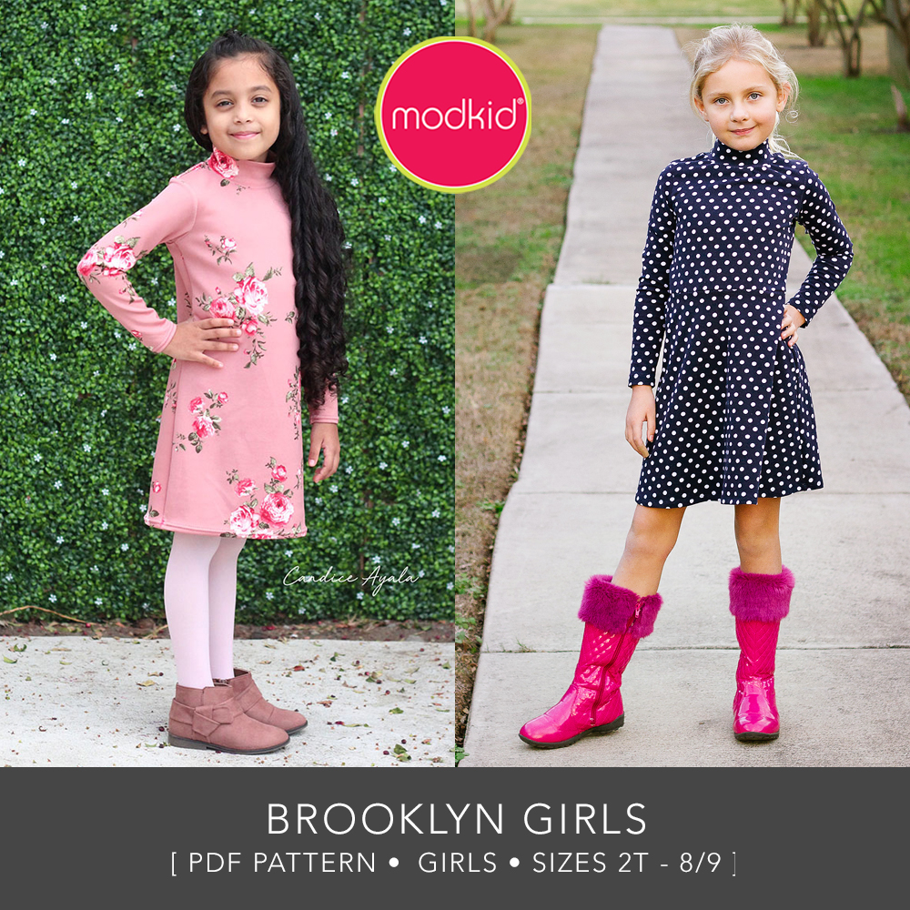 Brooklyn Girls Sizes 2T to 8/9 PDF Pattern