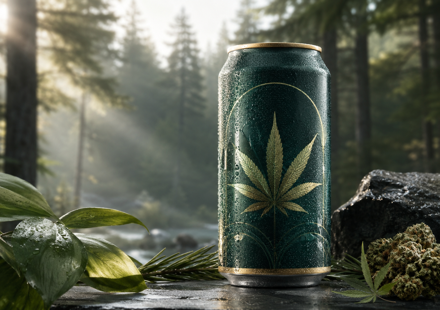 Picture of Tin, Alcohol, Beer, Beverage, Can, Plant