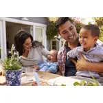 Picture of Family, Person, People, Human, Plant