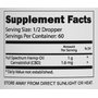 Picture of Text, Label, Page with text Supplement Facts Serving Size: 1/2 Dropper Servings Per Conta...