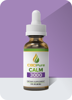 Picture of Herbal, Herbs, Bottle, Shaker with text CBDPure CALM 3000 DIETARY SUPPLEMENT DIETARY SUPP...