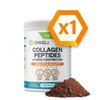 Picture of Soil, Powder, Cocoa, Dessert, Food with text x1 LAB TESTED OWELI SU COLLAGEN before PEPTI...