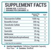 Picture of Label, Text, Word, Menu, Page with text SUPPLEMENT FACTS SERVING SIZE: 3 CAPSULES SERVING...