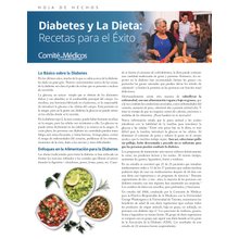 Diet and Diabetes: Recipes for Success/ Dieta y Diabetes: recetas para el éxito