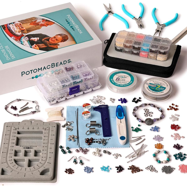 PotomacBeads' Ultimate DIY JewelryMaking Kit for Beginners & Advanced