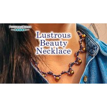 Picture of Accessories, Jewelry, Necklace, Pendant with text POTOMACBEADS Lustrous Beauty Necklace.