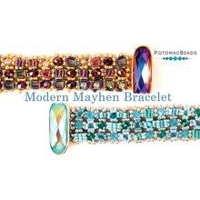 Picture of Accessories, Jewelry, Gemstone, Bracelet with text POTOMACBEADS Modern Mayhen Bracelet Mo...