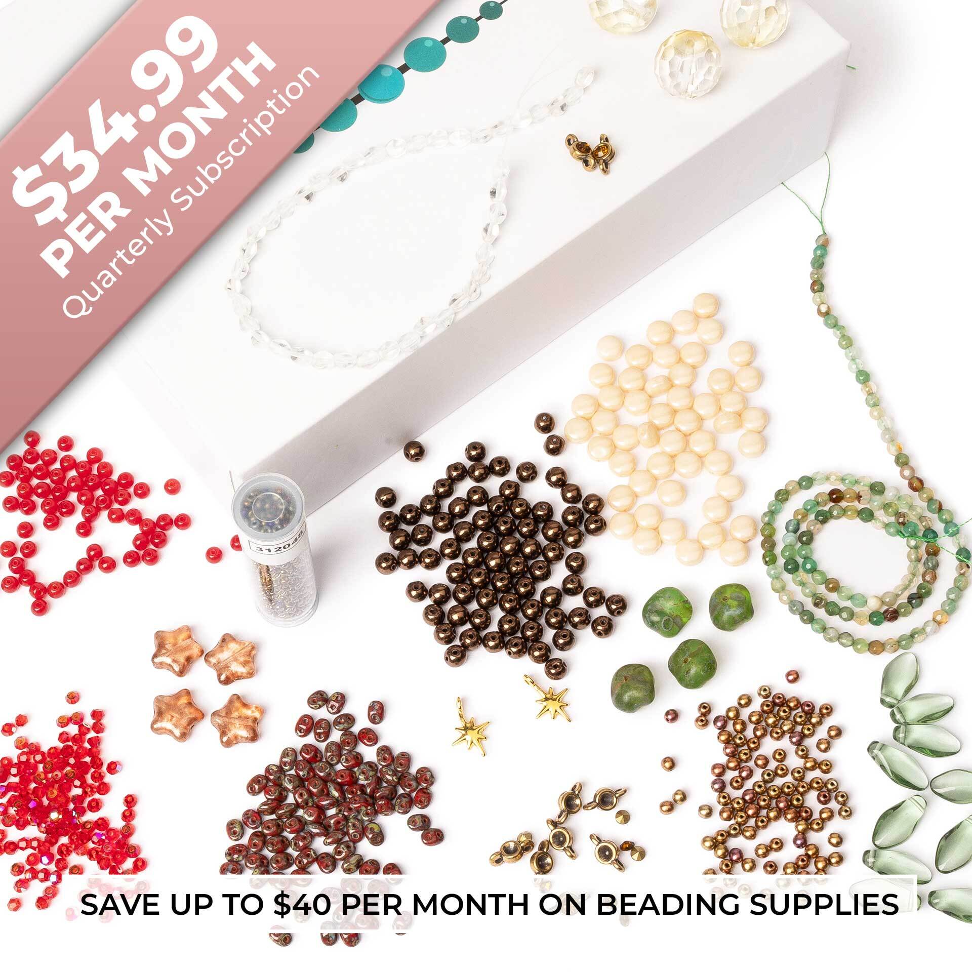 Beading supplies top