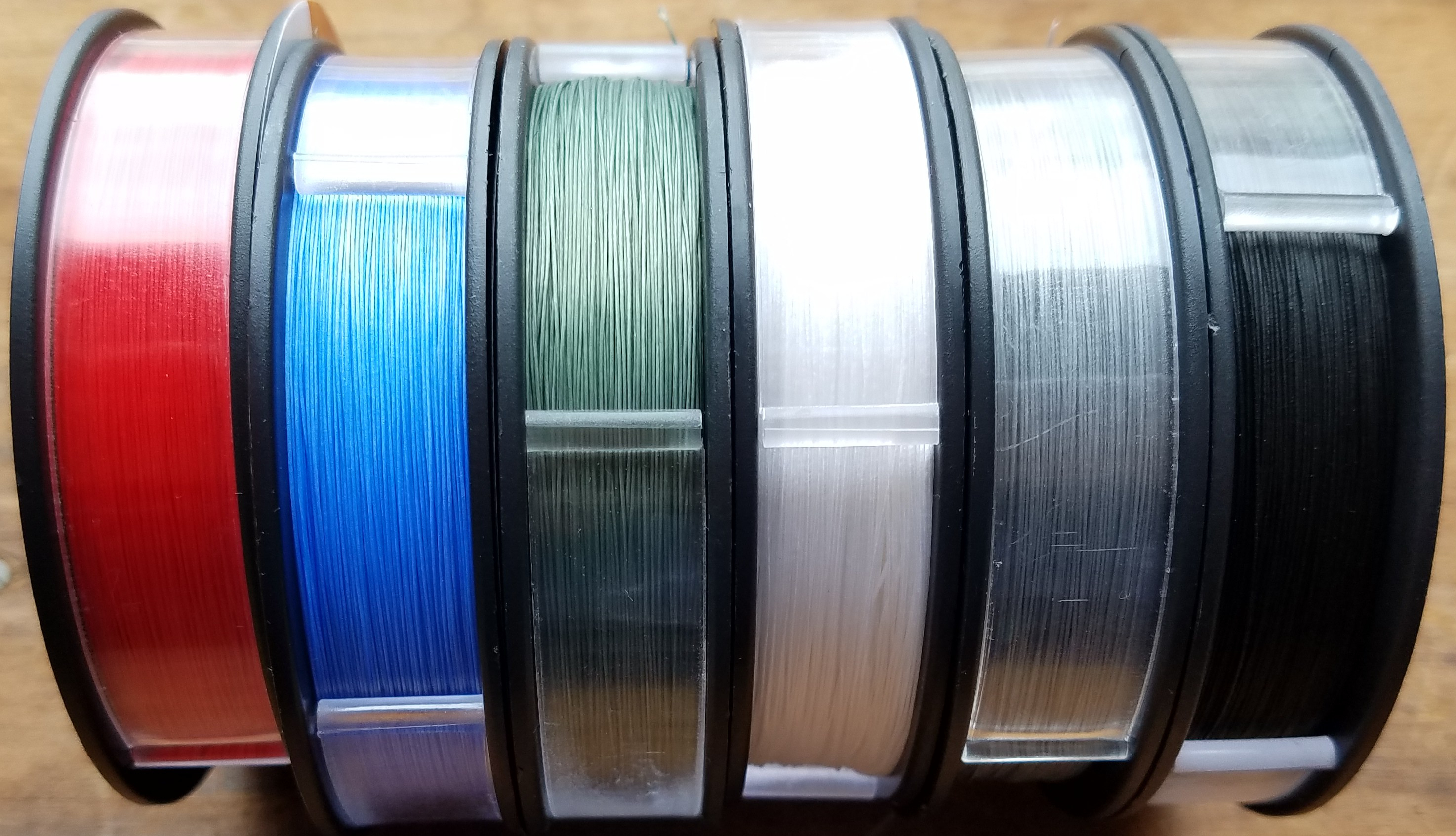 Variety of colors of thread