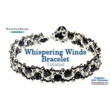 Picture of Accessories, Bracelet, Jewelry, Gemstone with text POTOMACBEADS Whispering Winds Bracelet...