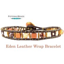 Picture of Accessories, Bracelet, Jewelry, Dynamite, Weapon with text POTOMACBEADS Eden Leather Wrap...